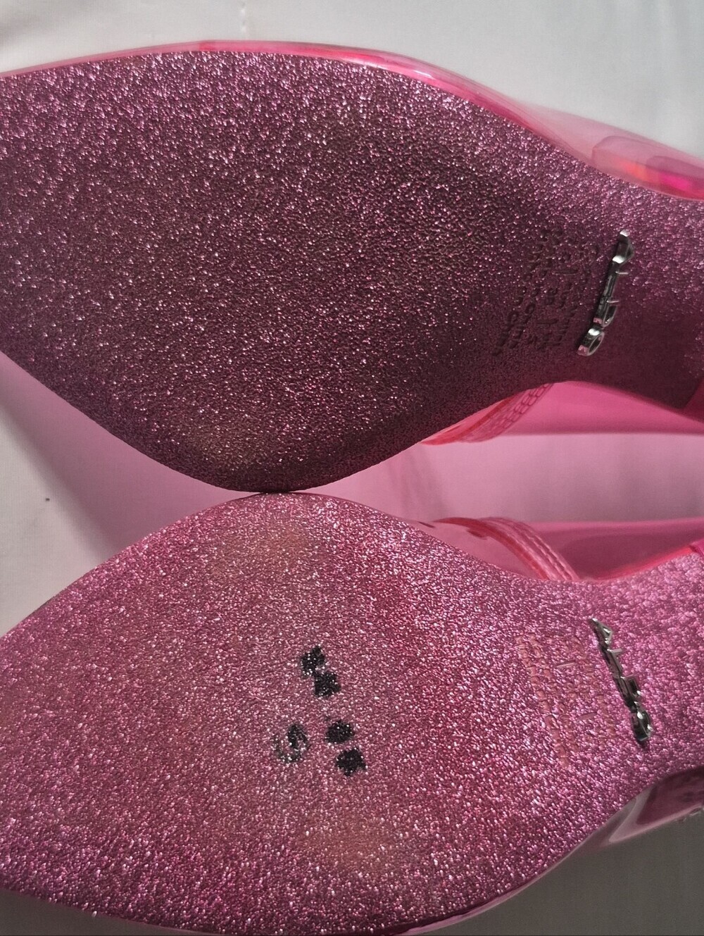 Barbie Pink Pointed-Toe PVC Heels - Picture 9 of 10